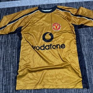 Manchester United Gold Soccer Jersey